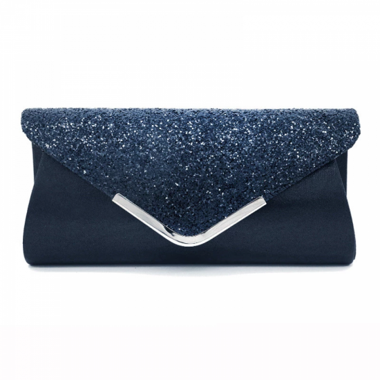 2021 High Quality PU Leather Women Lady Sequins Clutch Bag Evening Wedding Party Prom Handbag Purse Wallet Shinny Shoulder Bags