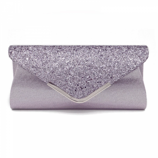 2021 High Quality PU Leather Women Lady Sequins Clutch Bag Evening Wedding Party Prom Handbag Purse Wallet Shinny Shoulder Bags