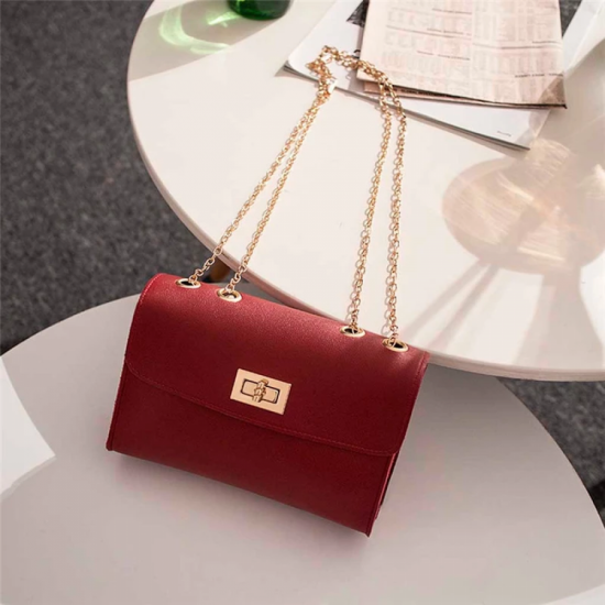 British Small Square Bag Women's Designer Handbag 2021 High quality PU Leather Chain Phone Shoulder bag